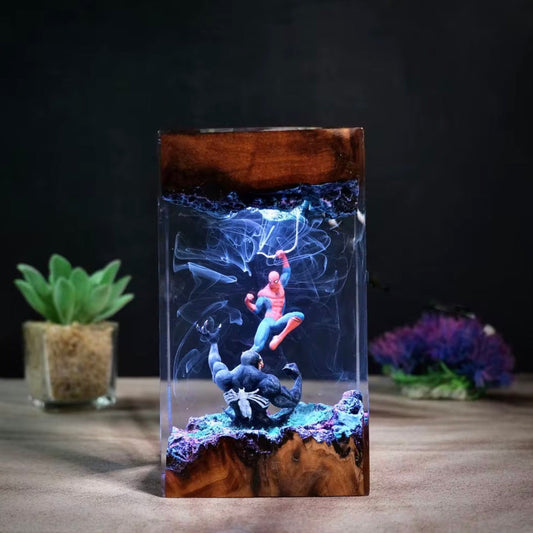 Spider-Man vs Venom LED Resin Lamp
